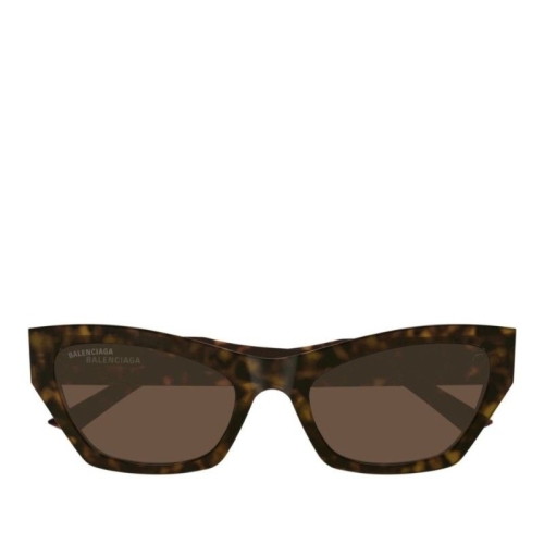 발렌시아가 렉탱귤러 볼드 템플 선글라스 BB0447S 002 HAVANA H