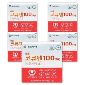 대웅제약 대웅 코큐텐 100mg 60캡슐 (5개)_이미지