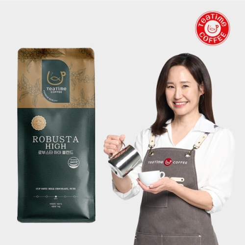 티타임커피 로부스타 하이 블렌드 1kg [1개]