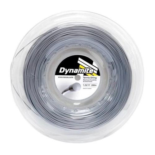 낫소 JHQRLOHC_4B 테니스 스트링 200m 그레이