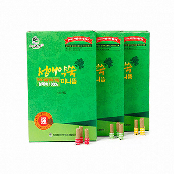 섬애약쑥미니뜸 180개 (1박스)_이미지