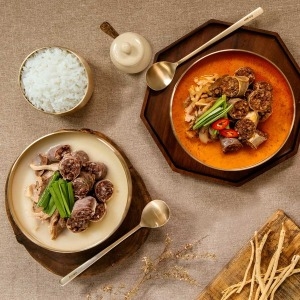 아빠식당 황기사골 순대국 600g x 2개 + 얼큰순대국 600g x 2개_이미지
