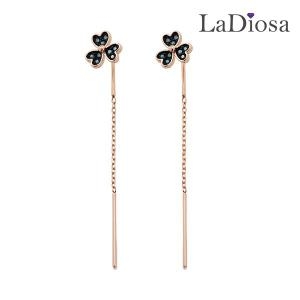 18K 라디오사 LaDiosa 청다이아 귀걸이 G18D-7953EM G18D-7953EM