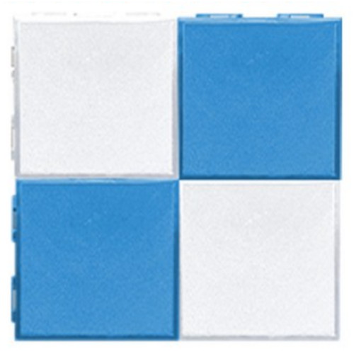 이지닷 체커보드 조립식 데크타일 화이트 + 스카이블루