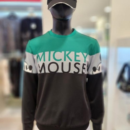 디즈니골프 기능성 라운드 맨투맨 티셔츠 DD1MTR001