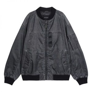 버커루 남성 나일론 피그먼트 MA-1 점퍼 B224JP240P_이미지