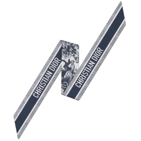 크리스찬디올 트왈 드 주이 소바쥬 미차 스카프 15JOU106I602 (C545, 아이보리 네이비 블루)_이미지