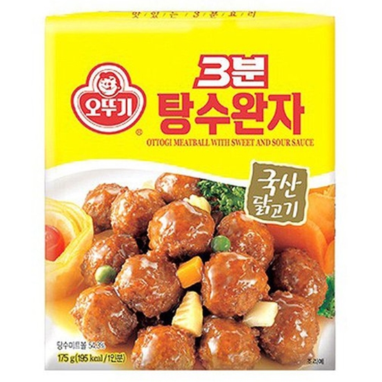 오뚜기 3분 탕수완자 175g