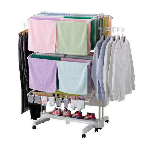 가우아이앤씨 위즈홈 프리미엄 빨래건조대 8단 더블라인_이미지