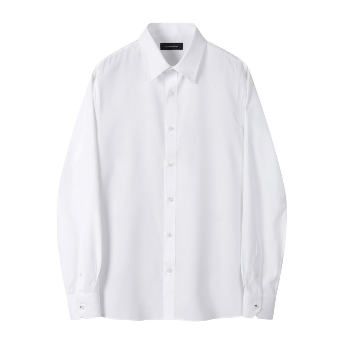 화이트 레귤러 칼라 드레스 셔츠 CWSAS25002WHX