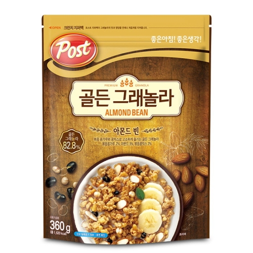 동서식품 포스트 골든 그래놀라 아몬드 빈 360g (1개)