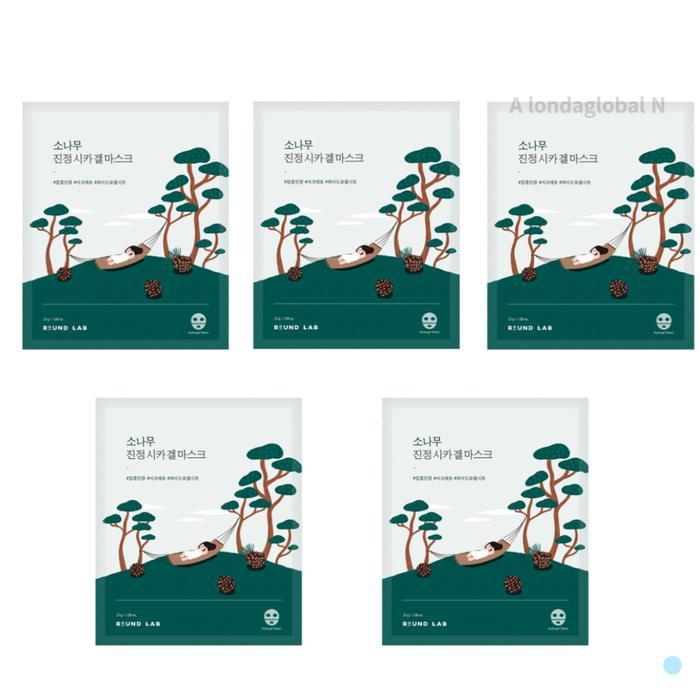 라운드랩 소나무 진정 시카 마스크 (5매)_이미지