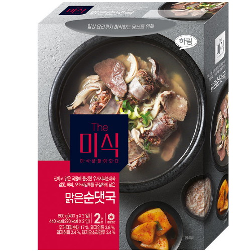 The미식 맑은 순댓국 800g