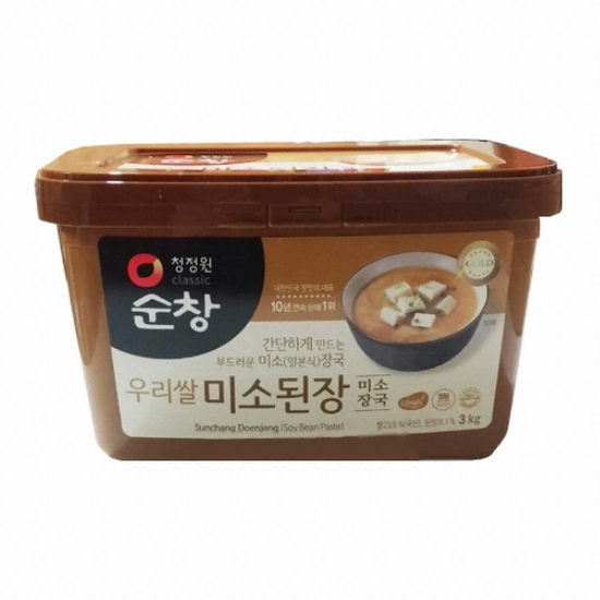 대상 청정원 순창 우리쌀 미소된장 3kg (1개)