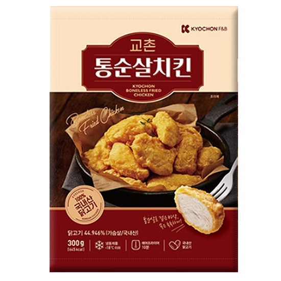 교촌 통순살치킨 300g (4개)