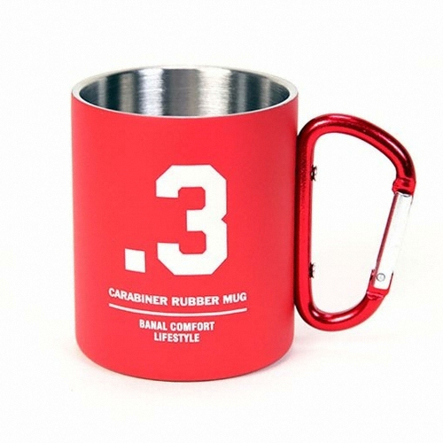 노마드 카라비너 루버 머그컵 300ml (레드)