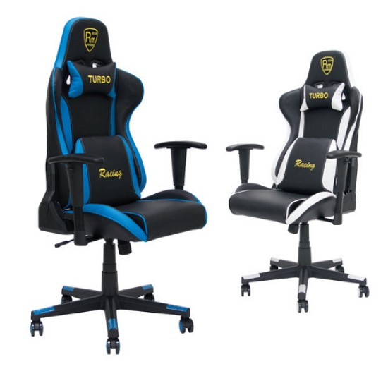 RM디자인 체커드 레이싱 게이밍 의자