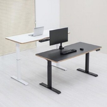 카멜마운트 <b>핏쳐</b> <b>E2</b> 고강도 듀얼 스퀘어 프레임 <b>모션</b> 스탠딩 책상