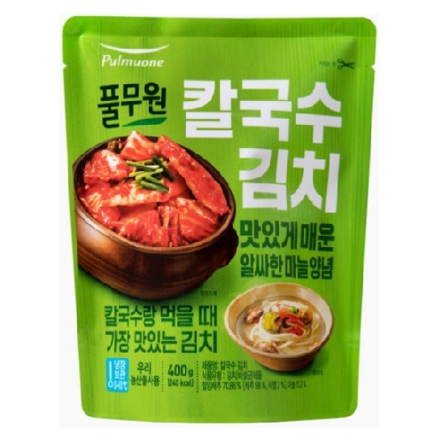 풀무원 칼국수 김치 400g