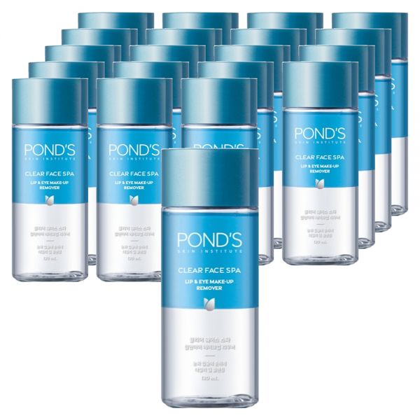 폰즈 클리어 훼이스 스파 립 앤 아이 메이크업 리무버 120ml (20개)_이미지