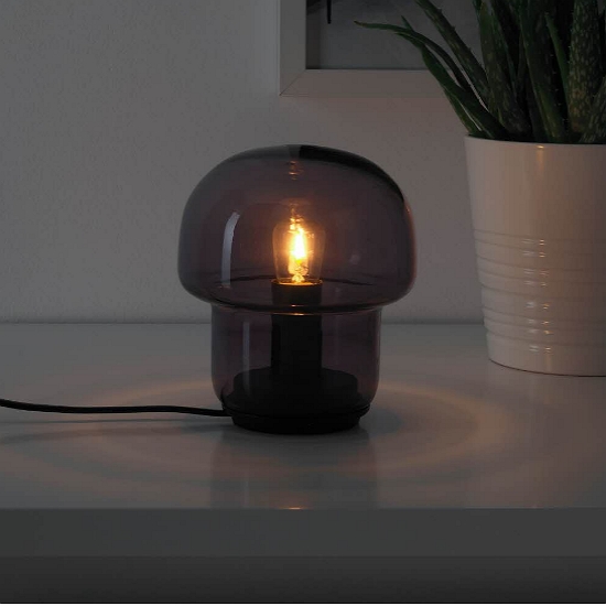 이케아 TOKABO 유리 단스탠드 (전구별도)_이미지