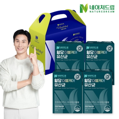 네이처드림 혈당 더블케어 유산균 300mg 30캡슐 (4개)_이미지