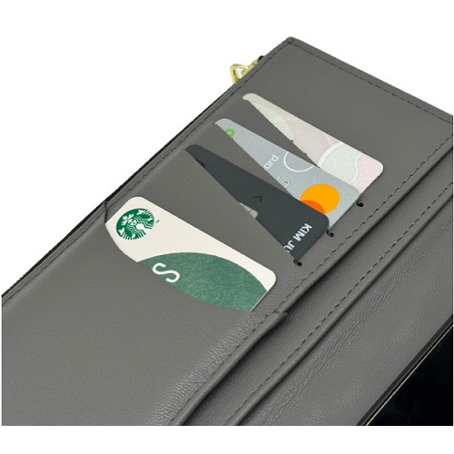 하이온 갤럭시S25 FE 가더 안나 애나멜 지퍼 다이어리 지갑 케이스_이미지