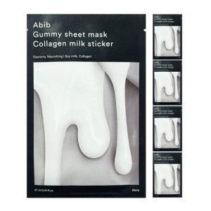 아비브 껌딱지 시트 마스크 콜라겐 밀크 스티커 (5매)_이미지