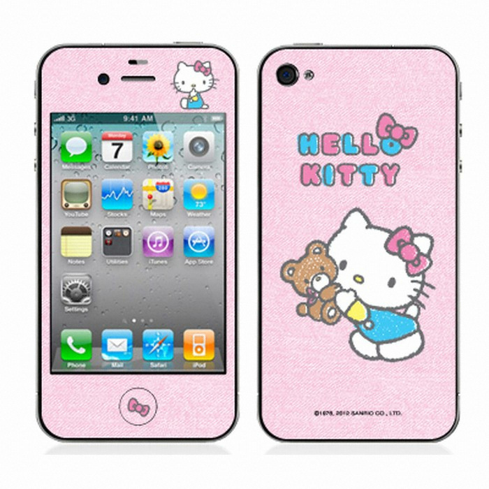 POPSKIN 오리지날 헬로키티 Pink Crayon Hello Kitty