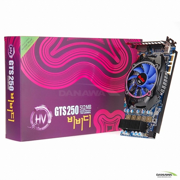 이엠텍 HV 지포스 GTS250 비비디 HDMI 512MB_이미지