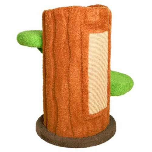 펫모닝 통나무 2단 숨숨집 캣타워 PMC-6530_이미지