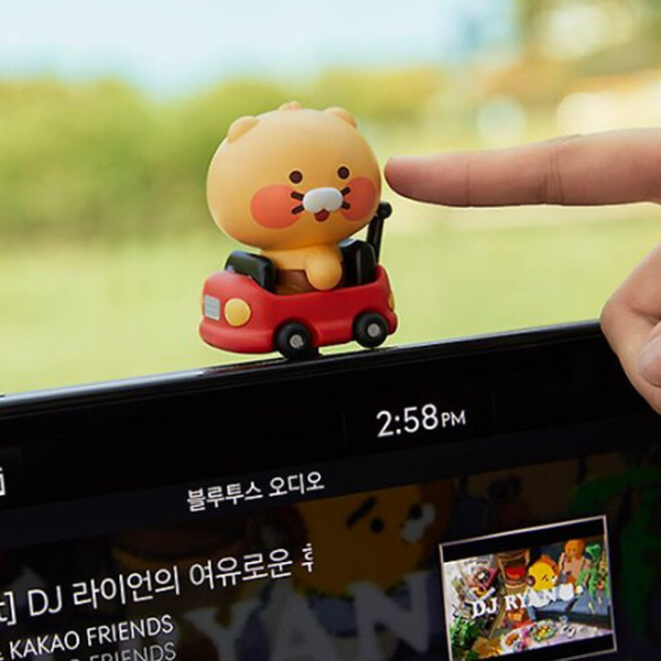 필코 인터내셔날 춘식이 네비위 움직이는 슬라이딩 차량용 방향제