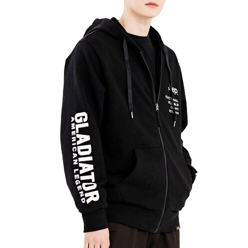 JEEP 소매 레터링 후드집업 JM1TZU011_이미지