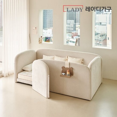 레이디가구 푸딩 도어형 데이베드 침대 SS