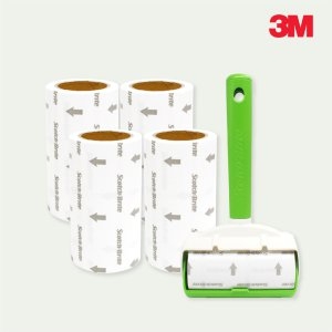3M 스카치브라이트 중형 테이프클리너 핸들1입+리필5입