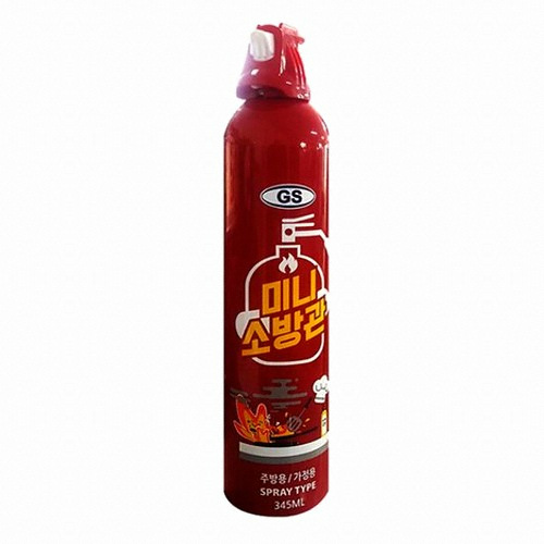 지에스캠 미니소방관 차량용 소화기 390g (1개)