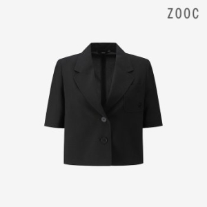 ZOOC 싱글 크롭 자켓 BK_V252MSF937_이미지