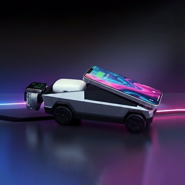 맥세이프 사이버독 3in1 Qi2 무선 충전기 YMCYBERT2