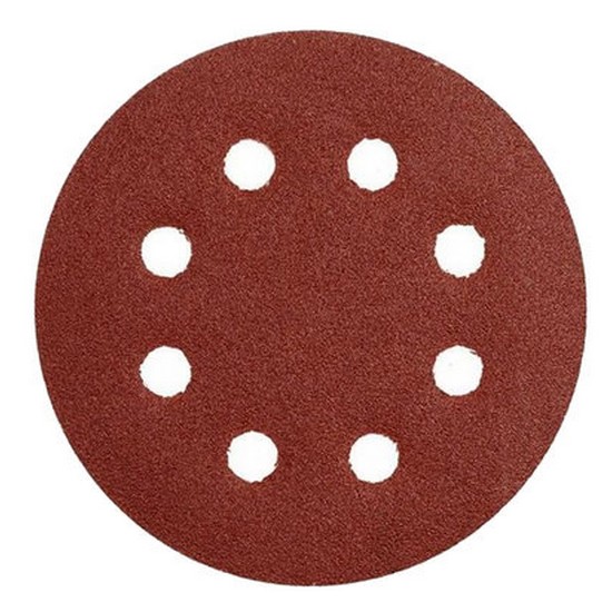 마끼다 5인치 8홀 원형 샌딩 페이퍼 D-54570 (10장)_이미지