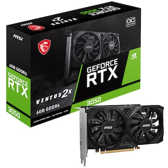 MSI 지포스 <b>RTX</b> <b>3050</b> 벤투스 2X OC D6 6GB (중고)