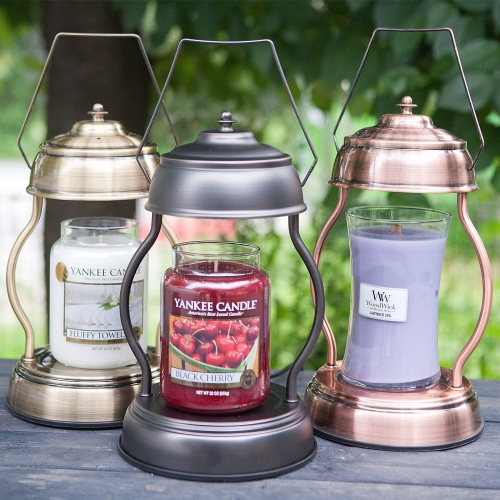 양키캔들 엔틱 Antique 캔들워머+ 라지자+전구2개증정 빛조절/타이머/터치스위치_이미지