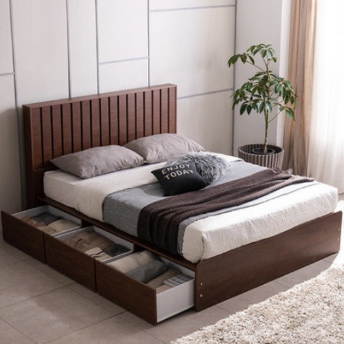 삼익가구 아벨라 프리미엄 빅수납 호텔 LED침대 K+협탁 (SB필로우탑7존독립)_이미지