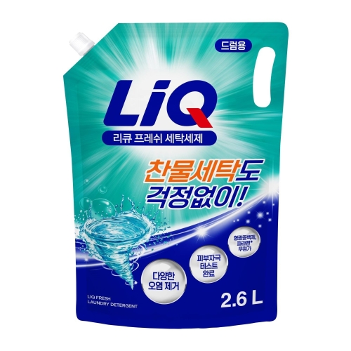 리큐 프레쉬 드럼용 리필 2.6L (1개)_이미지