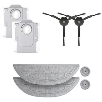 <b>로보락</b> <b>S8</b> <b>MaxV</b> <b>Ultra</b> 전용 사이드브러쉬+먼지봉투+물걸레 소모품 3종 세트