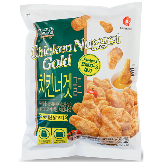 마니커 치킨너겟골드 1kg이미지입니다. 누르면 해당 게시물로 새창이동합니다.