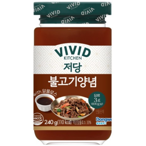 비비드키친 저당 불고기양념 240g(1개)