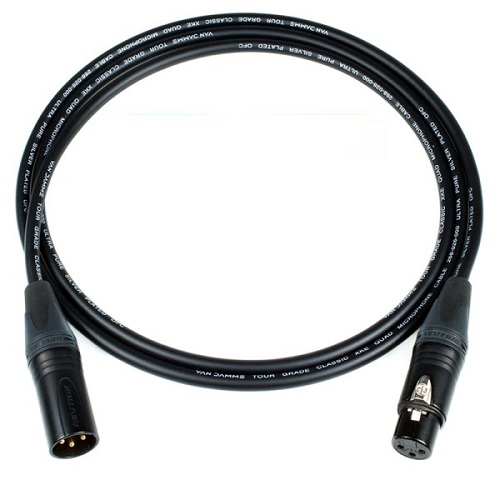 Van Damme XKE StarQuad XLR to XLR 골드 마이크 케이블 (4m)_이미지