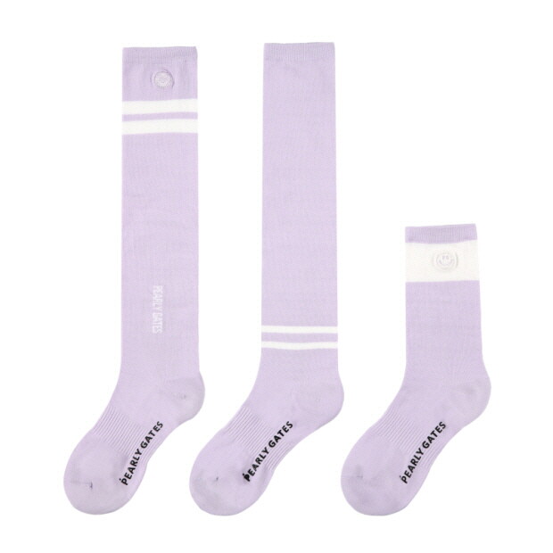 파리게이츠 스마일 양말 3종세트 니삭스2개 + 중목양말1개_이미지