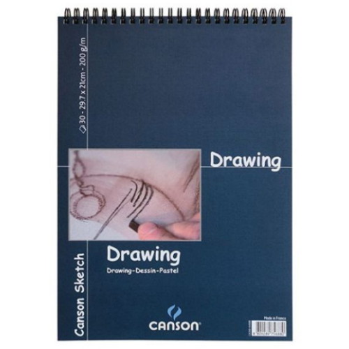 캔손 엠보싱 드로잉 스케치북 200g (A4)_이미지