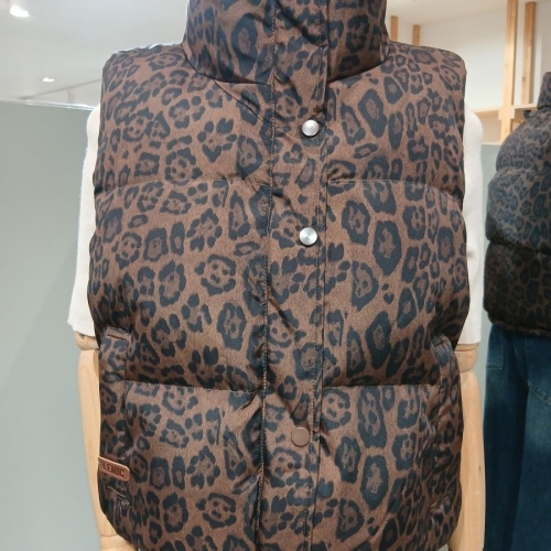 르니앤맥코이 MM12DV004HJY 레오파드 덕 다운 베스트